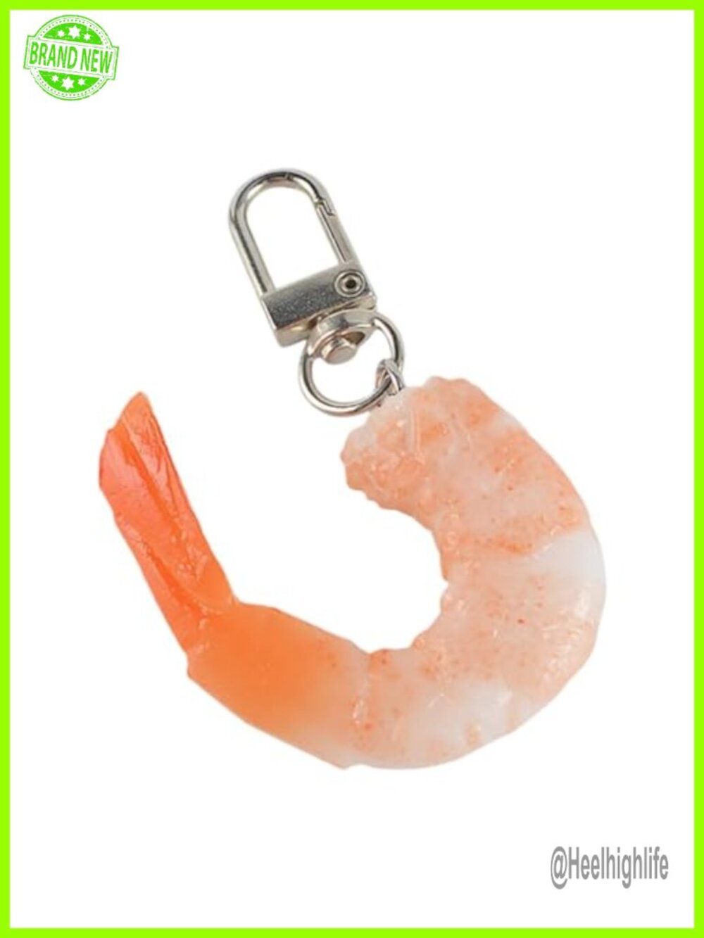 Fried Chicken Wing Keychain Leg Nugget Keyring for Handbag Purse Car Accessory